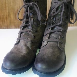Women's Roxy Boots Size 11 Lace Up and Zipper